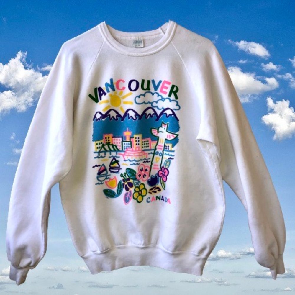 Vancouver Canada Sweatshirt Vintage '86 Made in Canada